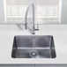 Vellamo Horizon Undermount Large Single Bowl Stainless Steel Kitchen Sink & Waste Kit - 530 x 450mm