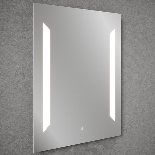 Vellamo Led Illuminated Bathroom Mirror, Vellamo Led Illuminated Bathroom Magnifying Mirror With Demister Pad Shaver Socket