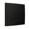 Vellamo Adjustable Height Wall Hung Concealed Toilet Mounting Frame & Cistern and Matt Black Flush Plate