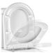 Vellamo D-Shaped Soft-Close Toilet Seat with Quick Release Hinges - 450 x 370mm