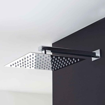 Vellamo Forte Square Wall Mounted Shower Arm - 380mm