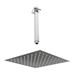 Vellamo Ultra Thin Square 400mm Shower Head & Ceiling Mounted Arm