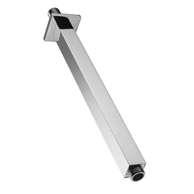 Vellamo Ultra Thin Square 400mm Shower Head & Ceiling Mounted Arm