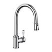 Blanco Vicus Single Lever Traditional Mono Pull Out Kitchen Mixer Tap with Dual Spray - Chrome