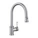 Blanco Vicus Single Lever Traditional Mono Pull Out Kitchen Mixer Tap with Dual Spray - Pewter