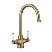 Blanco Vicus Twin Lever WRAS Approved Traditional Mono Kitchen Mixer Tap