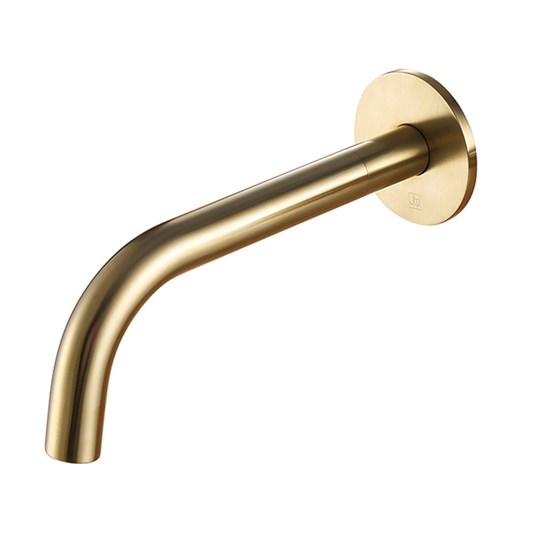 VOS Bath/Basin 250mm Spout - Brushed Brass