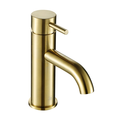 VOS Single Lever Basin Mixer Tap - Brushed Brass