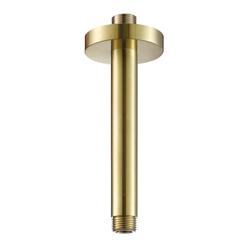 VOS Fixed Ceiling Shower Arm - Brushed Brass