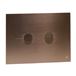 VOS Pneumatic Flush Plate - Brushed Bronze