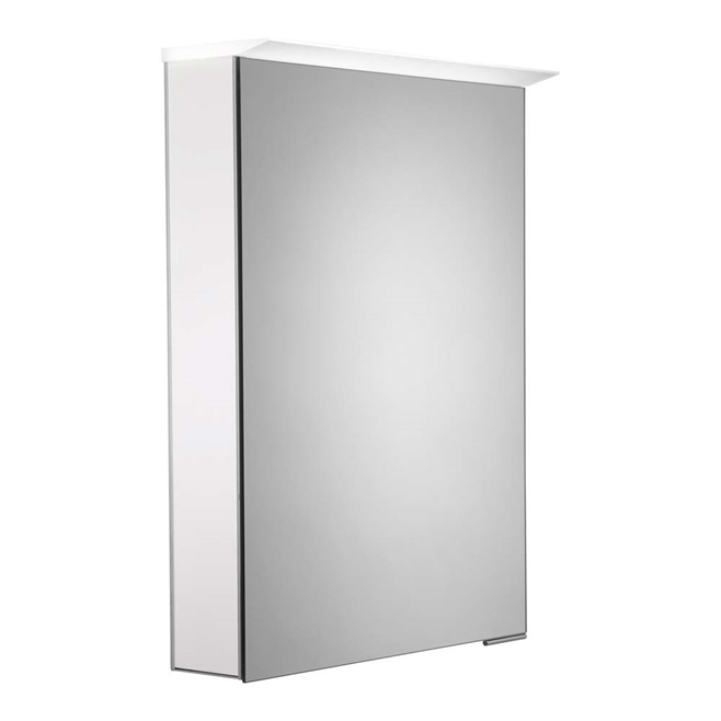 Roper Rhodes Capture LED Illuminated Mirror Cabinet with Shaver Socket - Gloss White