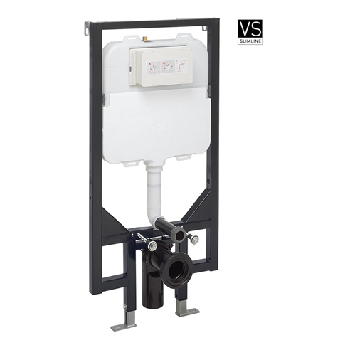 WRAS Approved Crosswater Ultra Slim 1.18m Wall Hung Cistern Frame