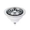 90mm Stainless Steel Basket Strainer Waste with Stemball Plug