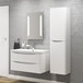 Harbour Clarity 900mm Wall Mounted Vanity Unit & Basin - White Ash