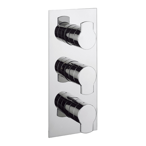 Crosswater Wisp 3 Outlet 3 Handle Concealed Thermostatic Shower Valve