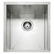 Caple Zero 1 Bowl Inset or Undermount Brushed Stainless Steel Sink & Waste Kit - 400 x 450mm