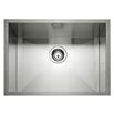 Caple Zero 1 Bowl Inset or Undermount Brushed Stainless Steel Sink & Waste Kit - 600 x 450mm
