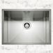 Caple Zero 1 Bowl Inset or Undermount Brushed Stainless Steel Sink & Waste Kit - 600 x 450mm
