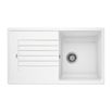 Blanco Zia 5 S 1 Bowl Inset or Undermount White Silgranit Composite Kitchen Sink & Waste with Reversible Drainer - 860 x 500mm
