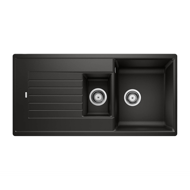 Blanco Zia 6 S 1.5 Bowl Inset or Undermount Silgranit Composite Kitchen Sink & Waste with Reversible Drainer - 1000 x 500mm