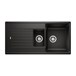 Blanco Zia 6 S 1.5 Bowl Inset or Undermount Anthracite Silgranit Composite Kitchen Sink & Waste with Reversible Drainer - 1000 x 500mm