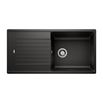 Blanco Zia XL 6 S 1 Bowl Inset or Undermount Black Silgranit Composite Kitchen Sink & Waste with Reversible Drainer - 1000 x 500mm