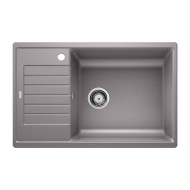 Blanco Zia XL 6 S Compact 1 Bowl Inset or Undermount Silgranit Composite Kitchen Sink & Waste with Reversible Drainer - 780 x 500mm