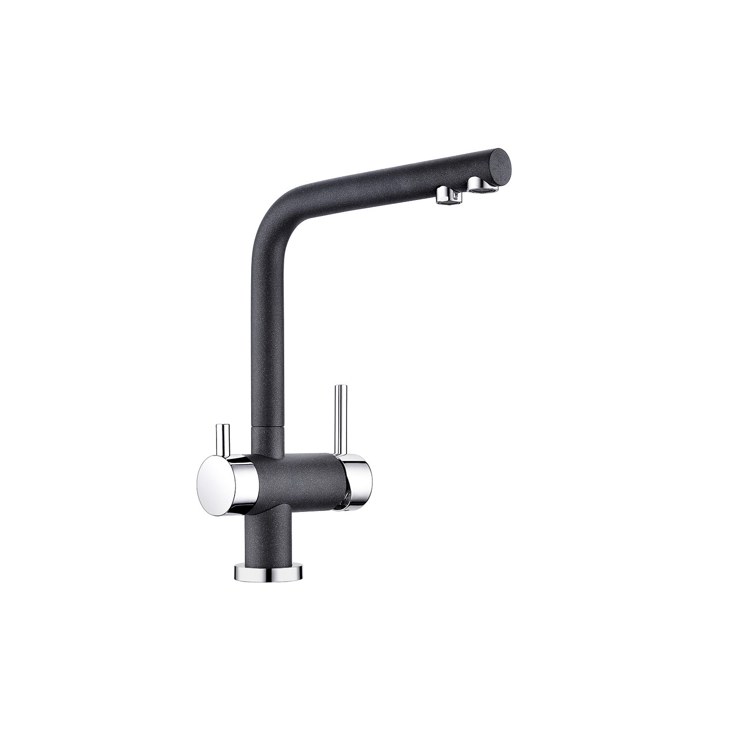 Clearwater Hydra Filtered Mono Kitchen Mixer with Ultrapure Cartridge – Chrome & Nero