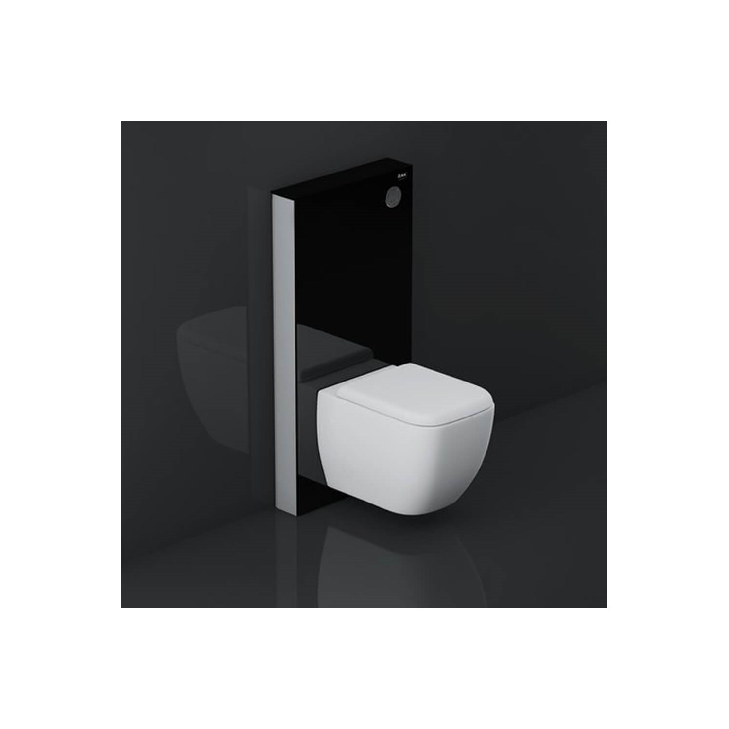 Obelisk Glass Cabinet Cistern Frame Wall Hung Toilets Gloss