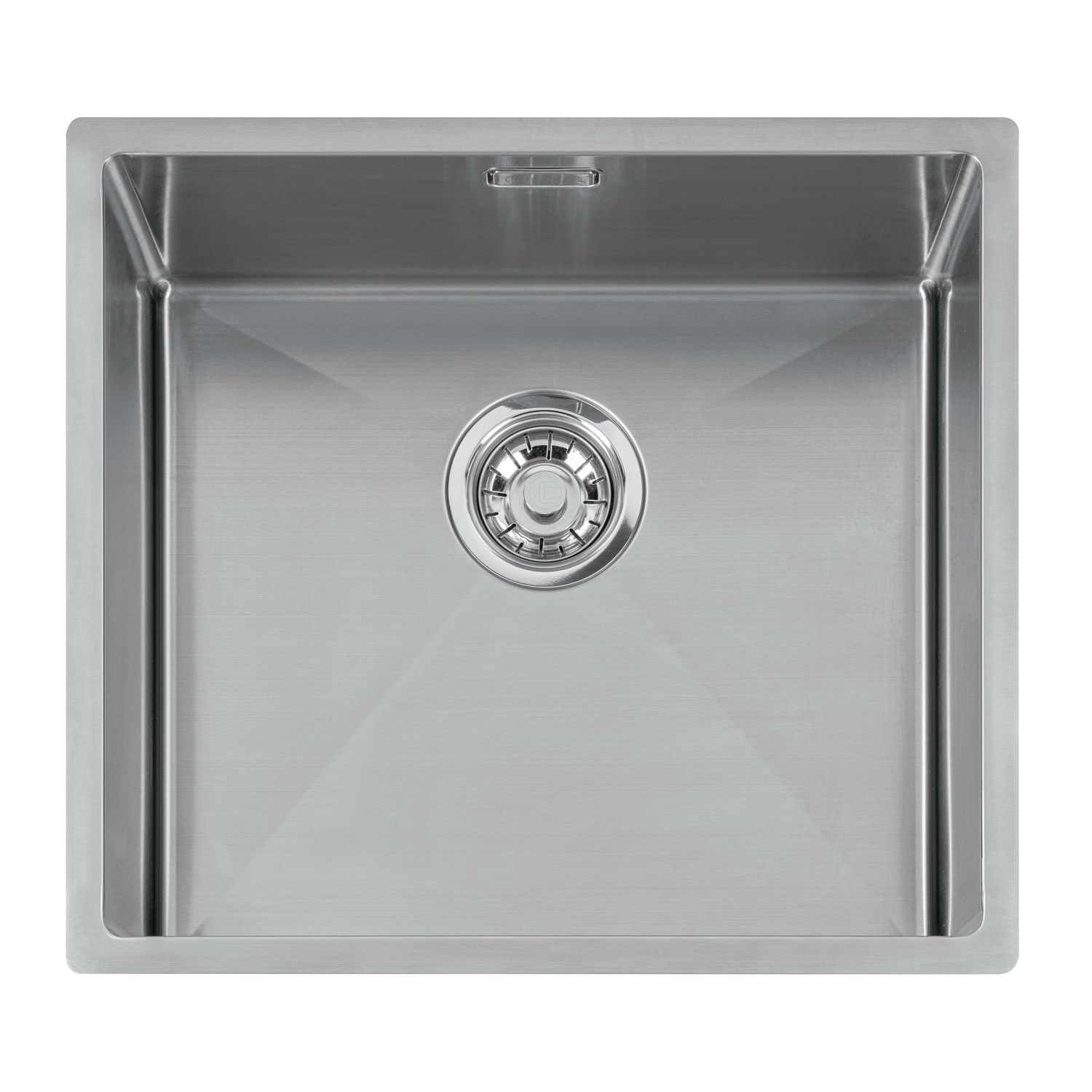 Mode 1 Bowl Inset Undermount Brushed Stainless Steel Sink & Waste Kit 490 x 440mm