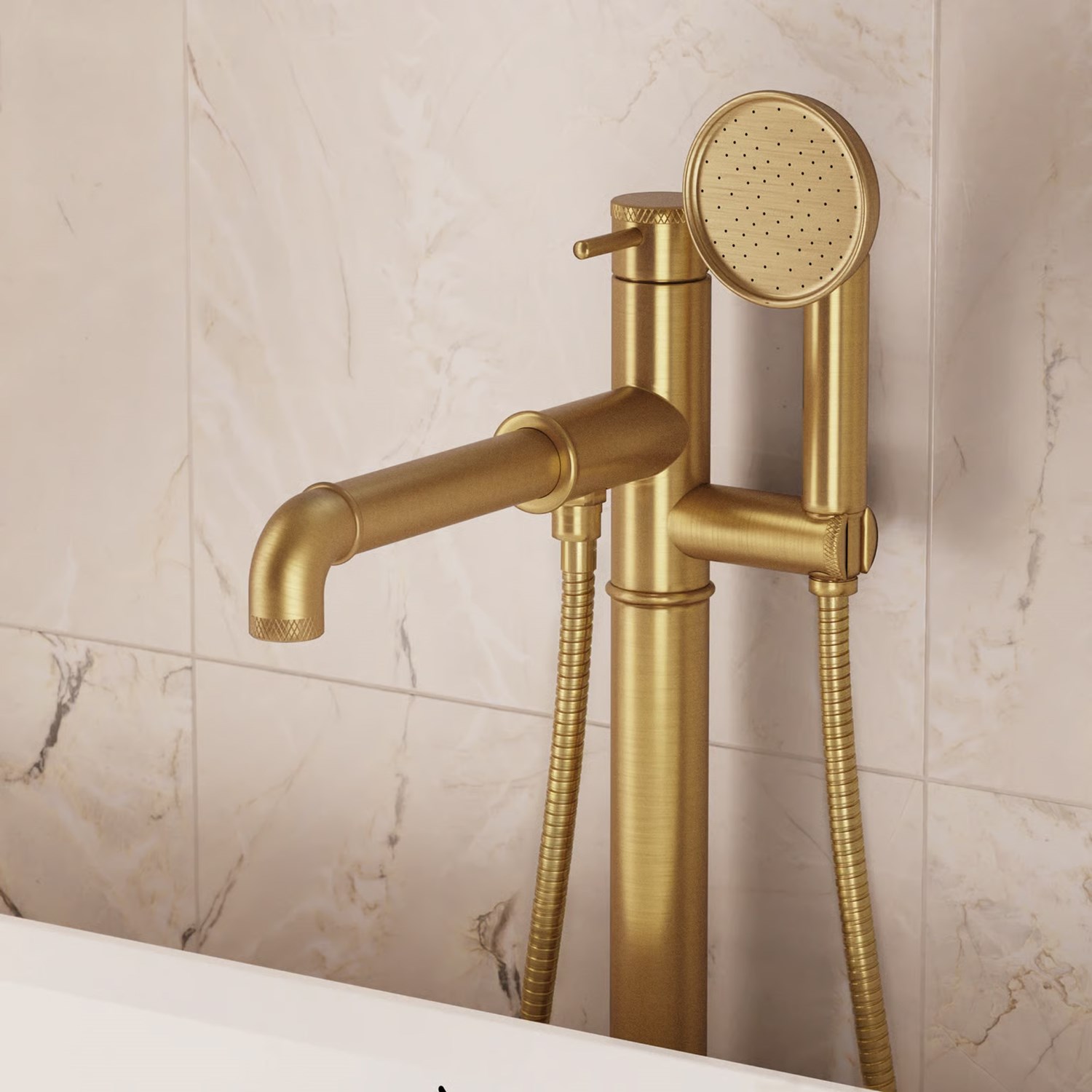 Crosswater MPRO Industrial Floorstanding Bath & Shower Mixer Tap