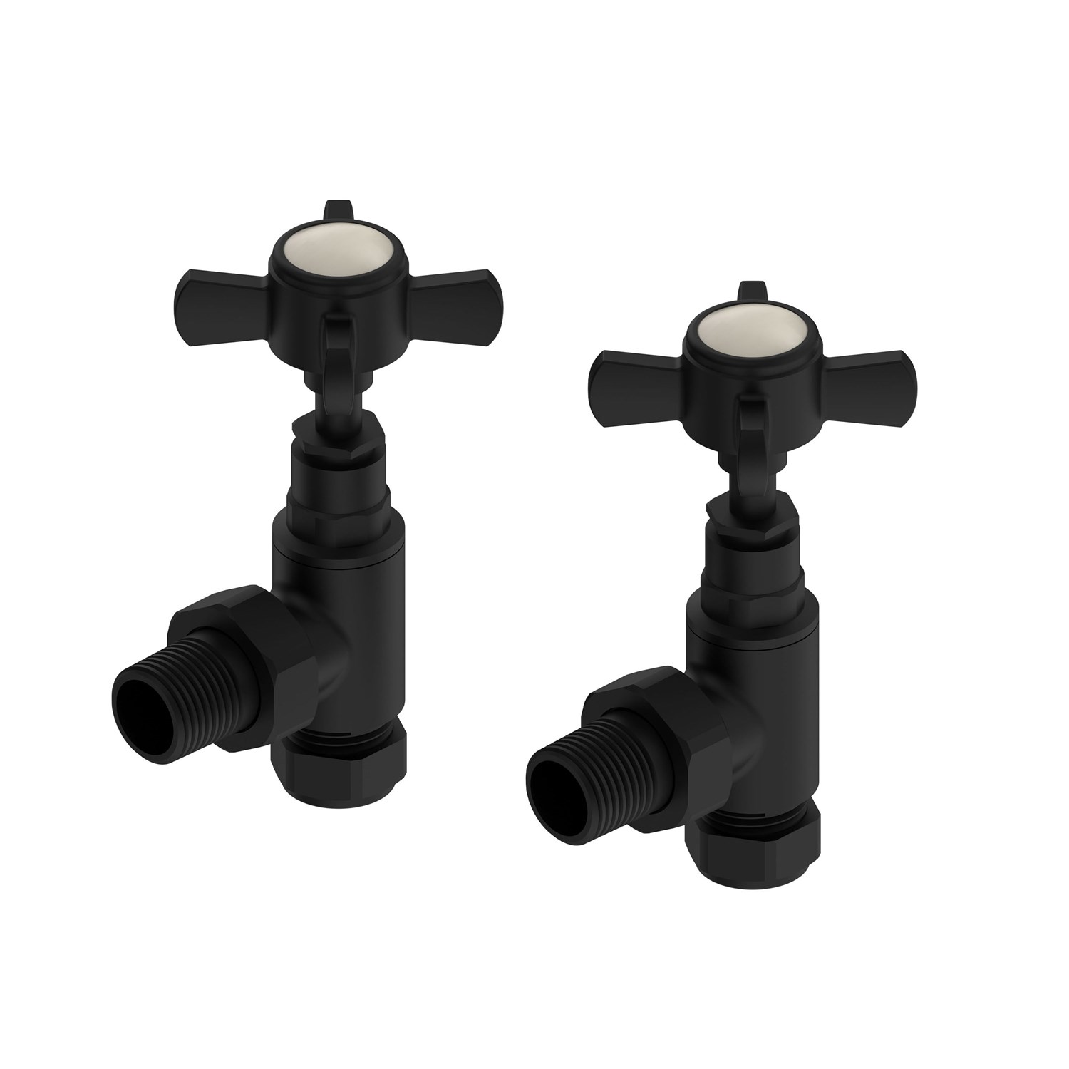 Traditional Crosshead Manual Angled Valves Matt Textured