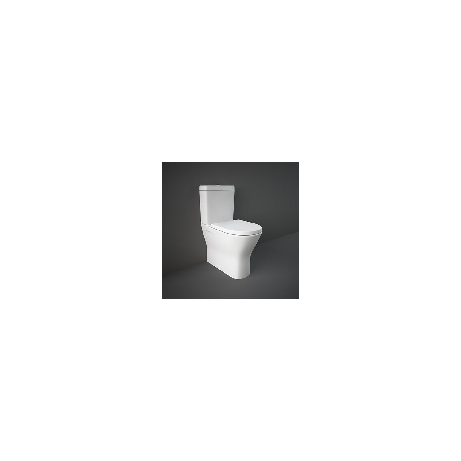 RAK Resort Maxi Comfort Height Rimless Full Back to Wall Toilet & Soft Close Seat