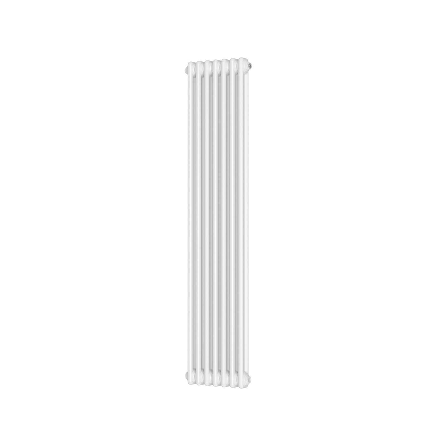 Butler & Rose Designer 2 Column Vertical Radiator - Gloss White - 1500mm Tall