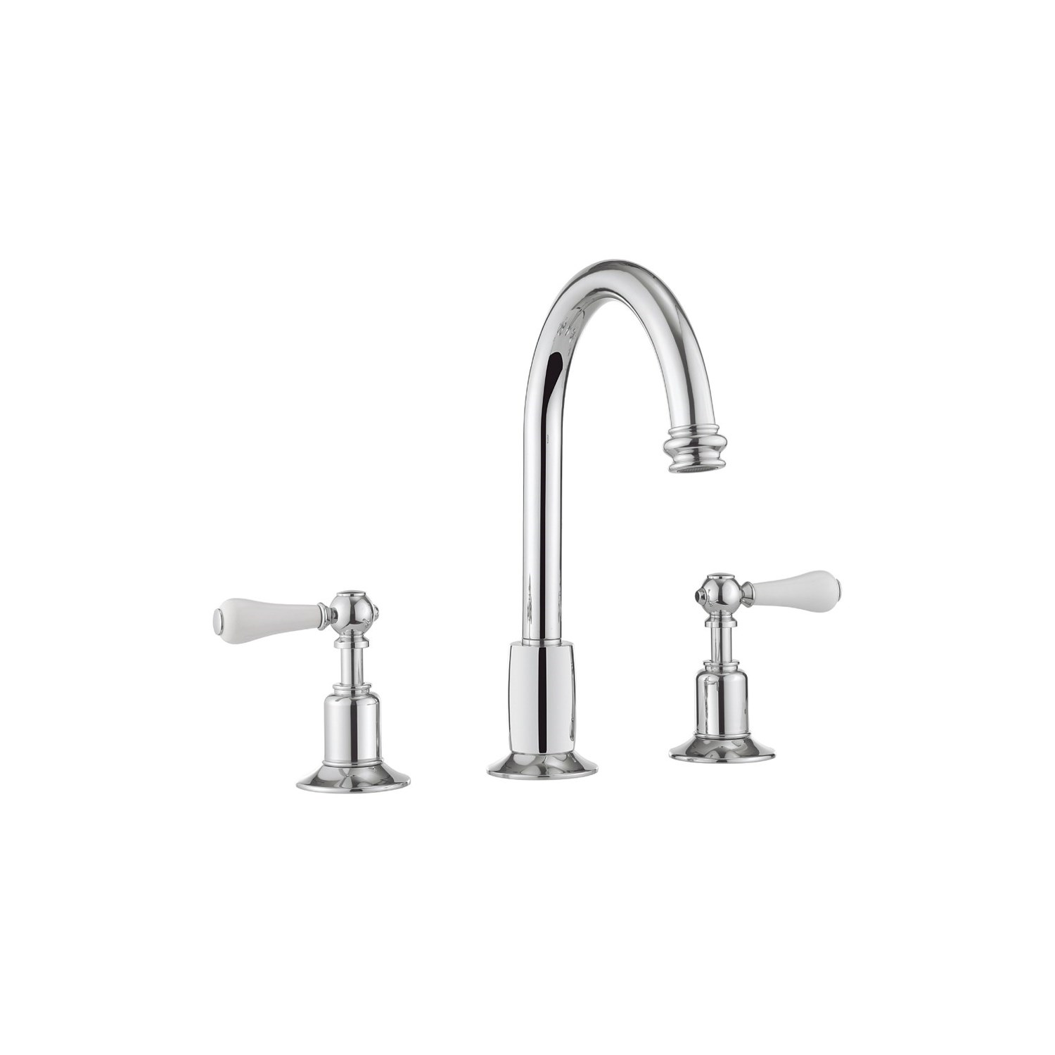 Crosswater Belgravia Lever 3 Hole Tall Basin Mixer Tap