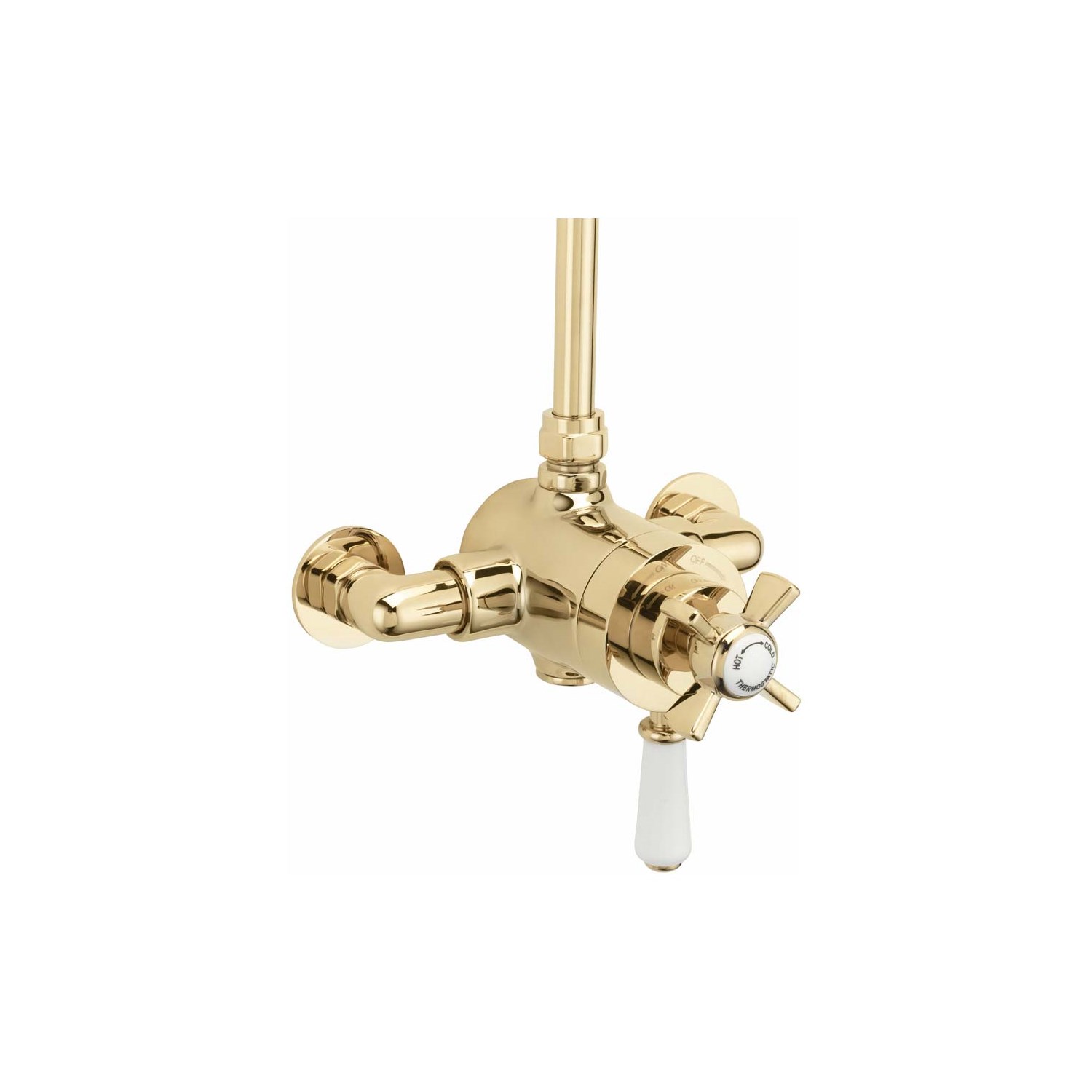 Sagittarius Churchman Exposed D/Control Thermo Shower - Gold