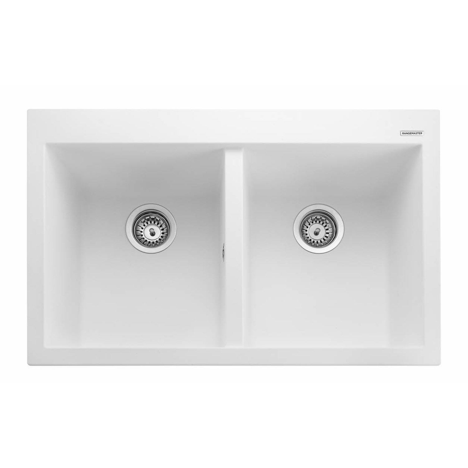 Rangemaster Oridian Inset 2 Bowl Igneous Granite Composite Kitchen Sink & Waste Kit - 790