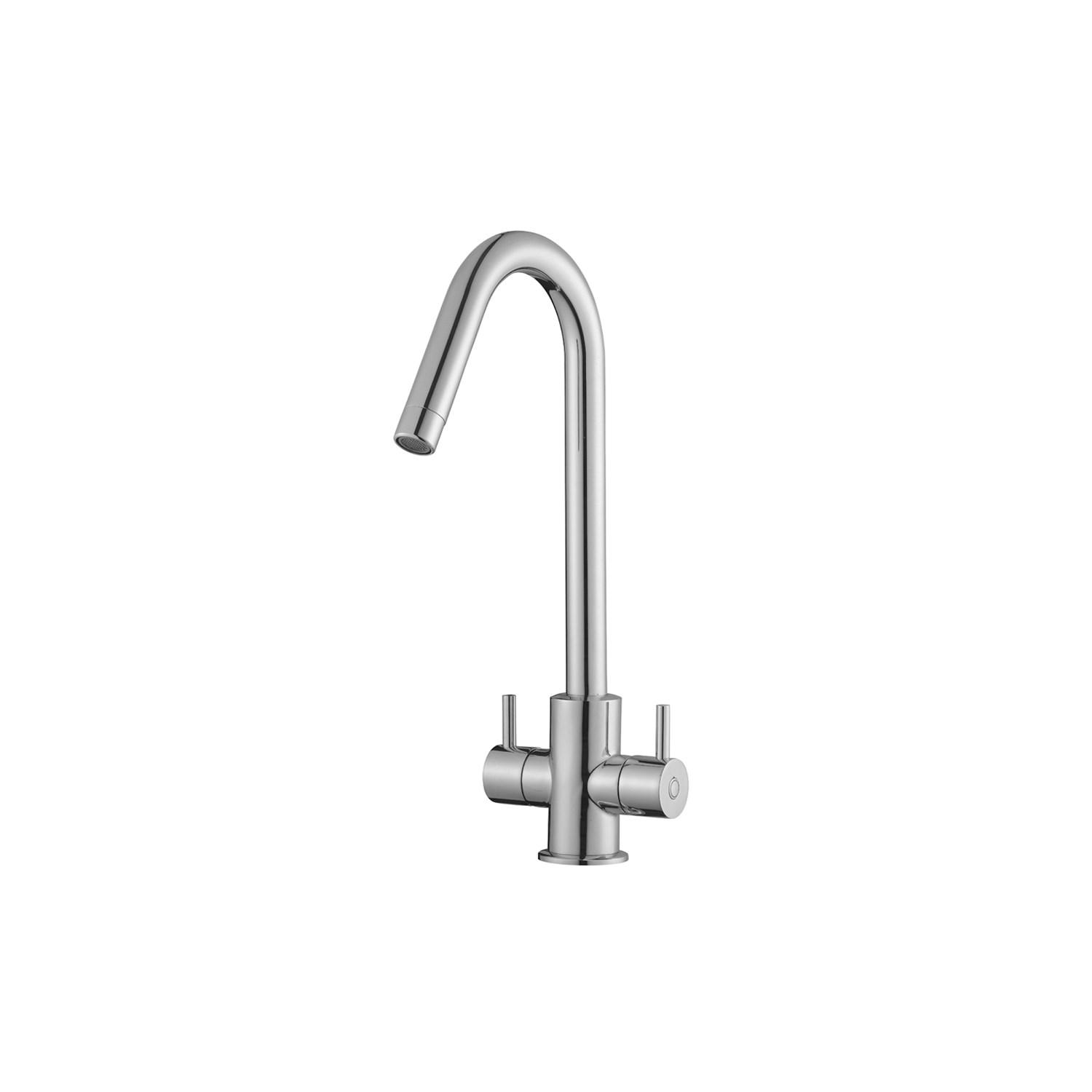 Vado Sky Twin Lever Monobloc Kitchen Sink Mixer