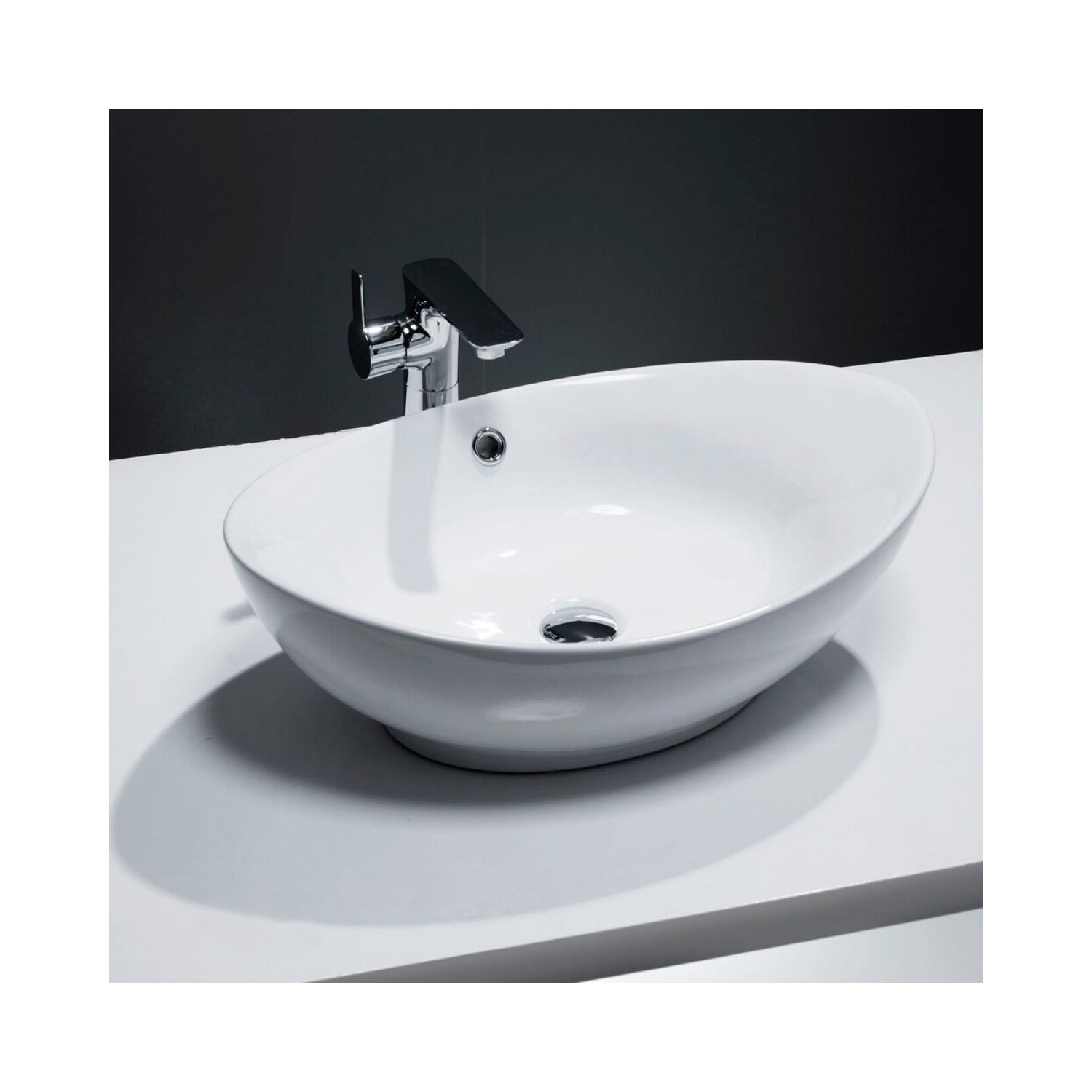 Lexie Oval Countertop Basin | Tap Warehouse