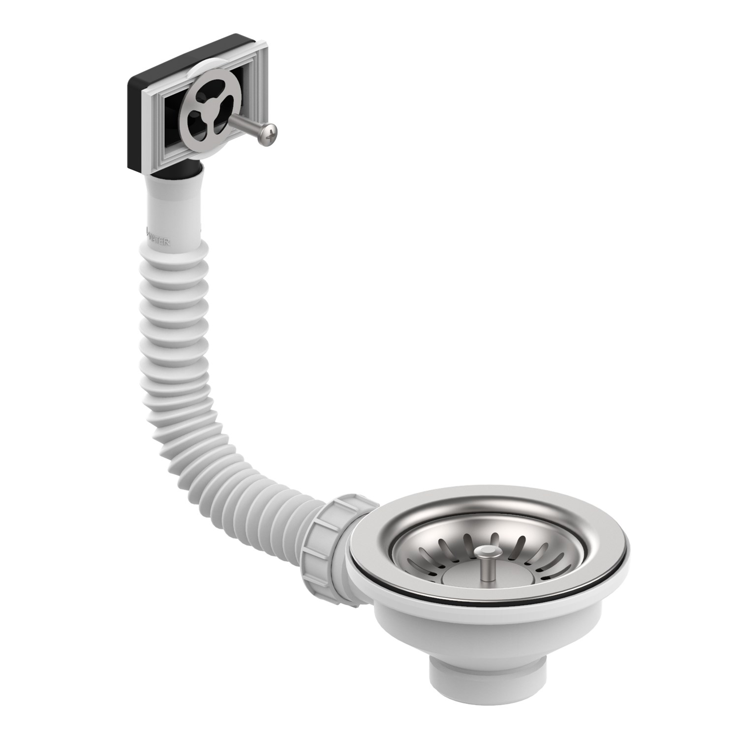 Stainless Steel Single Bowl Basket Strainer Waste Kit