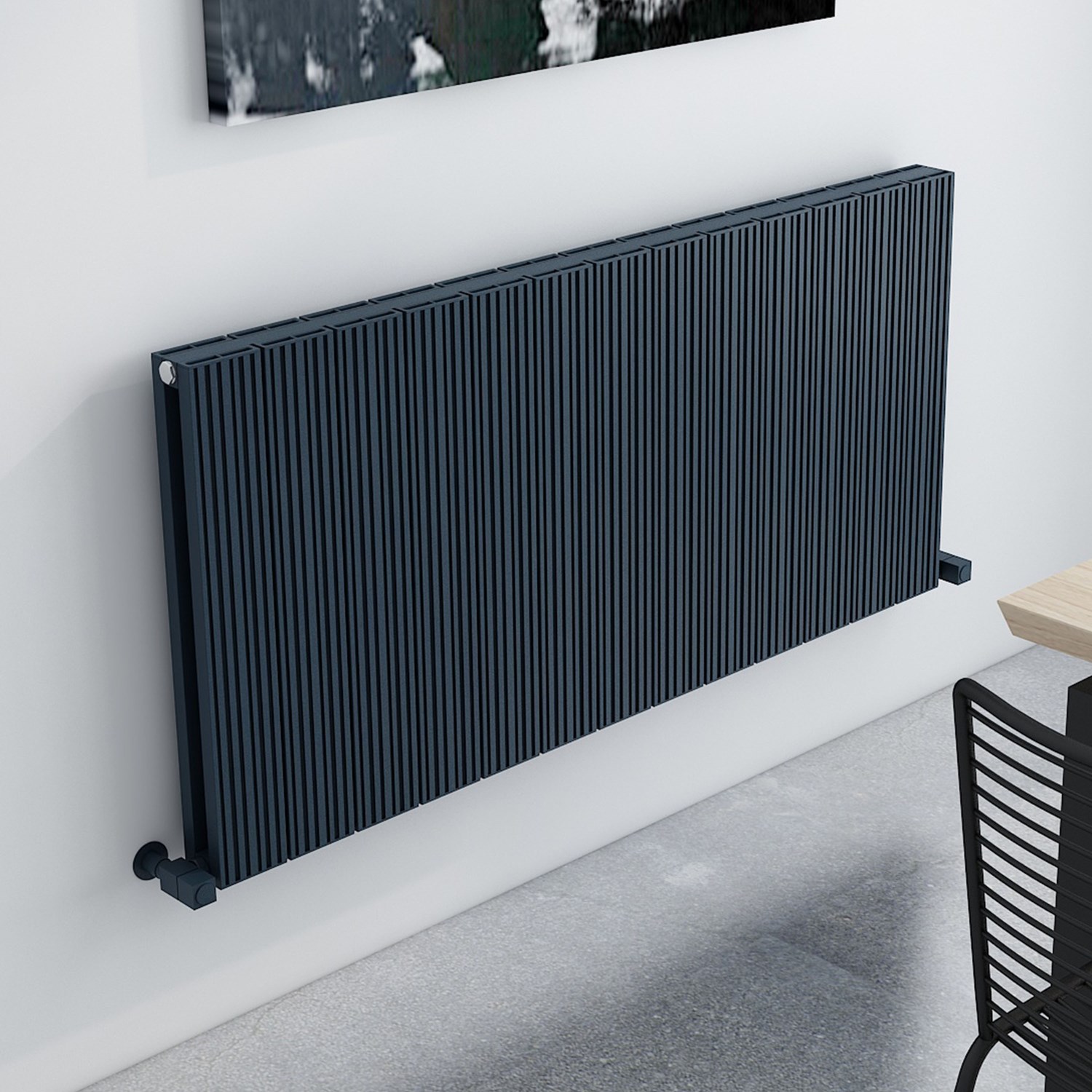 Carisa Monza Double Panel Horizontal Aluminium Radiator | Tap Warehouse