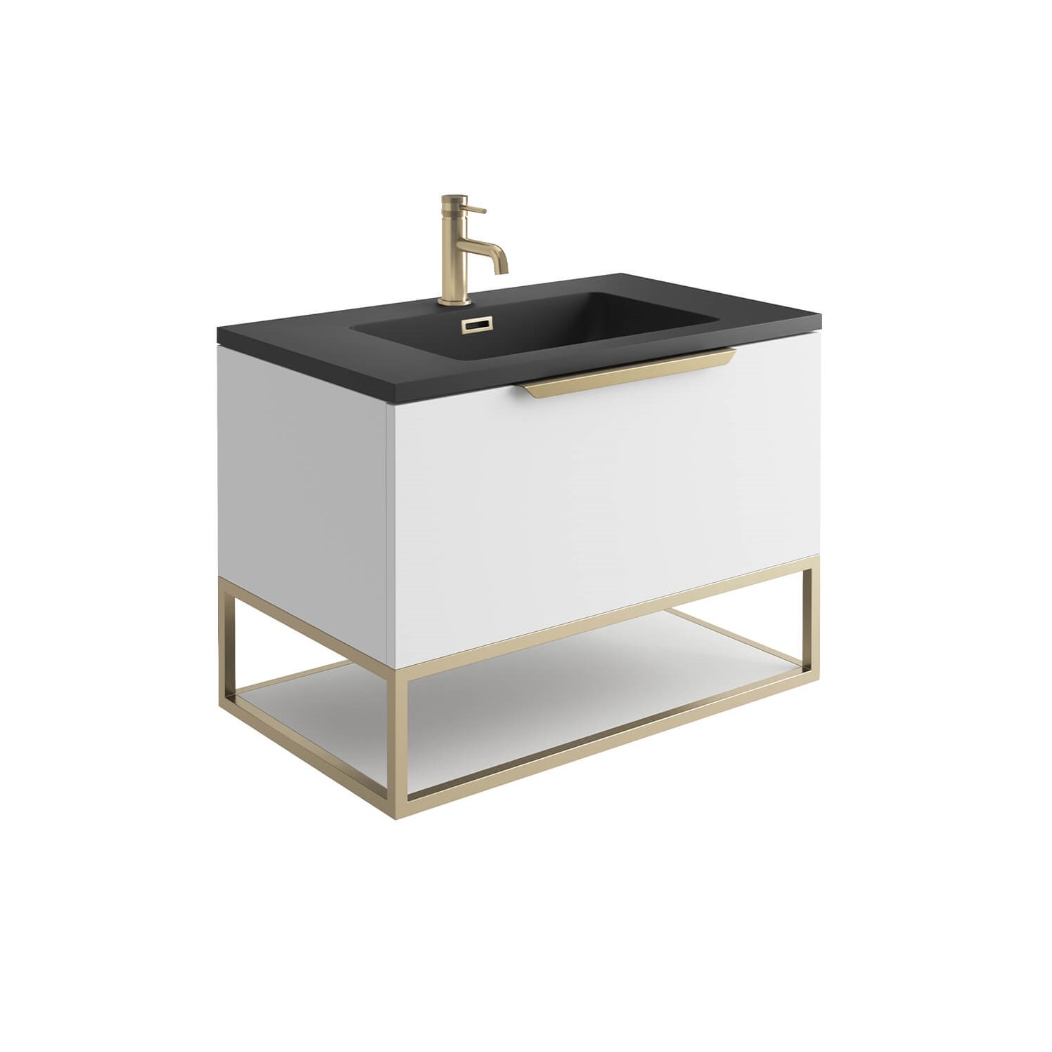 Harbour Virtue 800mm Wall Hung Vanity Unit with LED Illumination