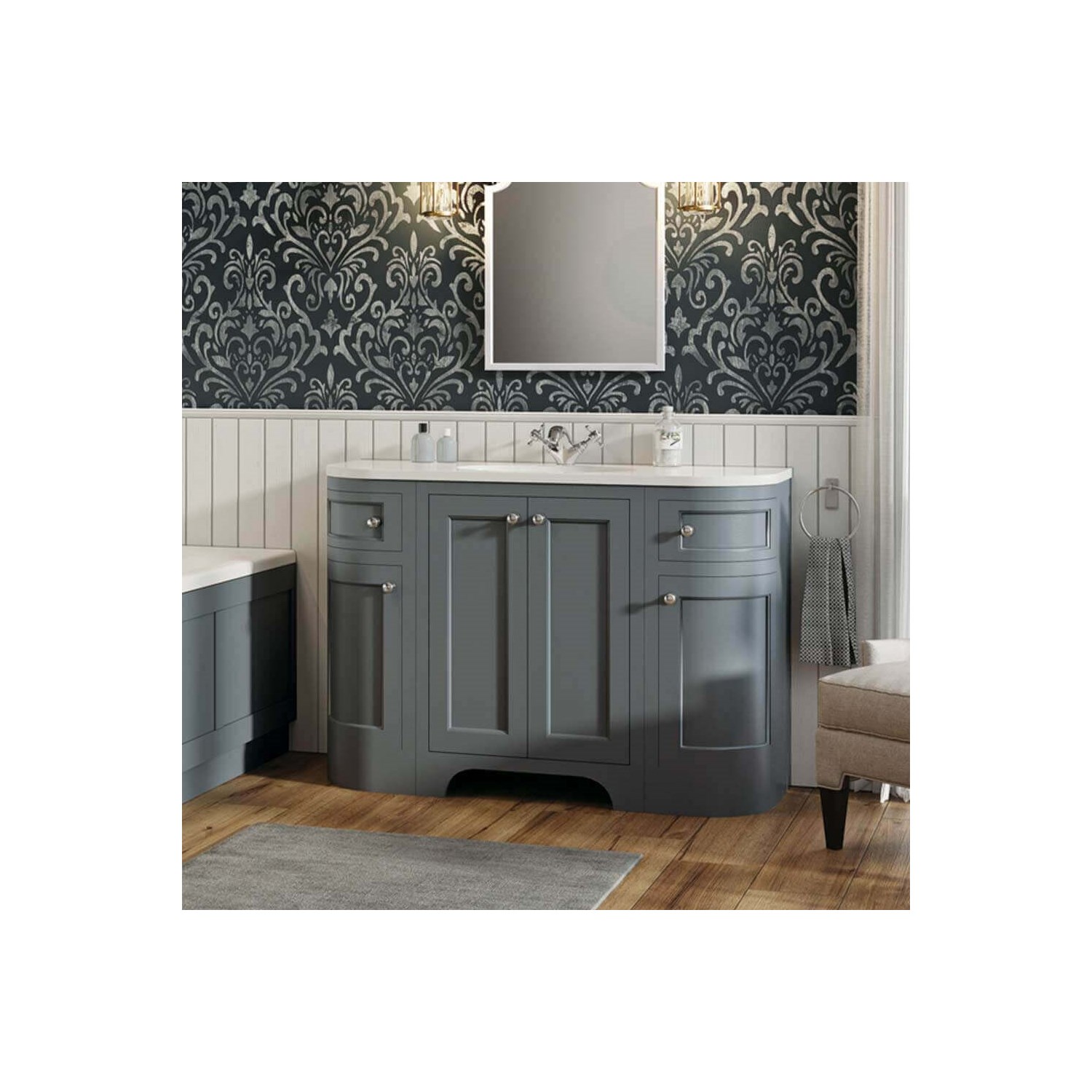 Butler & Rose Benedict 1200mm Floorstanding Vanity Unit & Basin