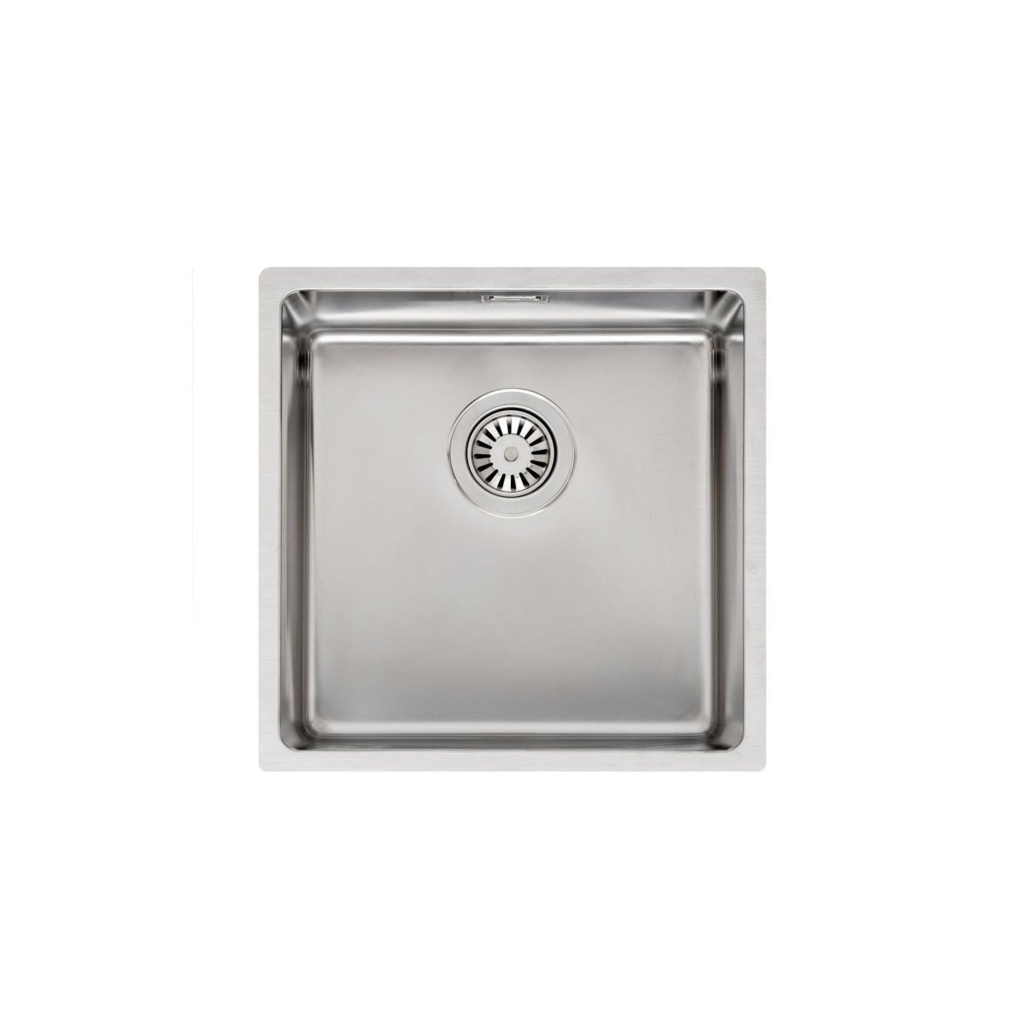 Reginox Houston 40x40 Single Bowl Stainless Steel Inset / Undermount Kitchen Sink & Waste