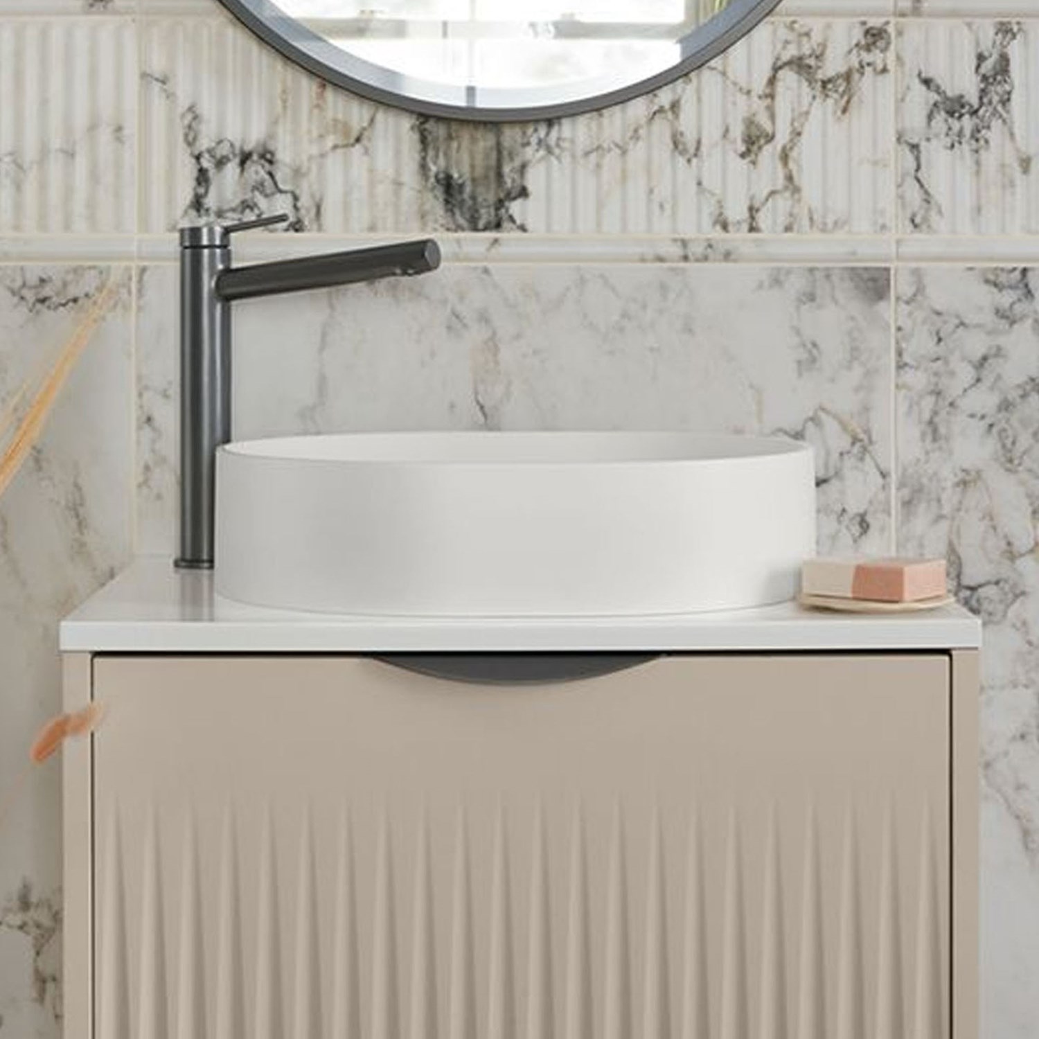 Vado Safari Oval Smooth Countertop Basin