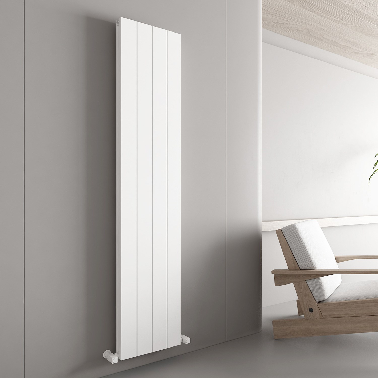 Carisa Nemo Double Panel Vertical Aluminium Radiator