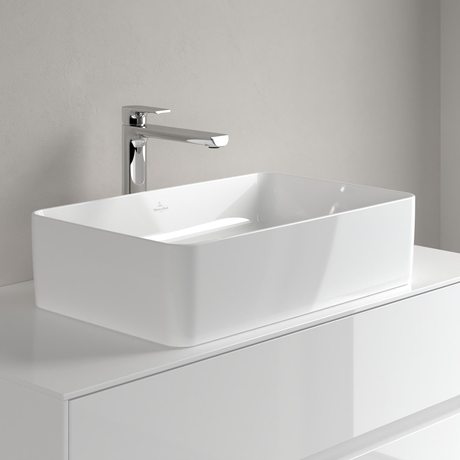 & Collaro Rectangular Countertop Basin 560 x 360mm