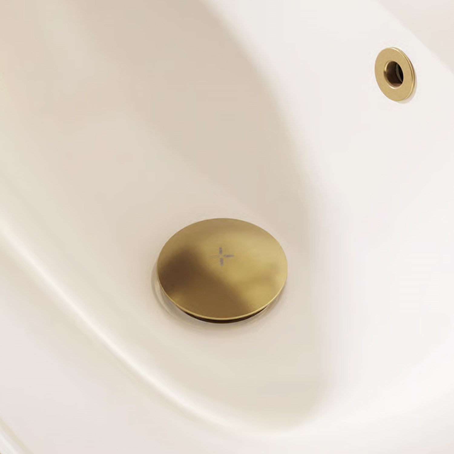 Crosswater Union Universal Basin Click Waste - Brushed Brass