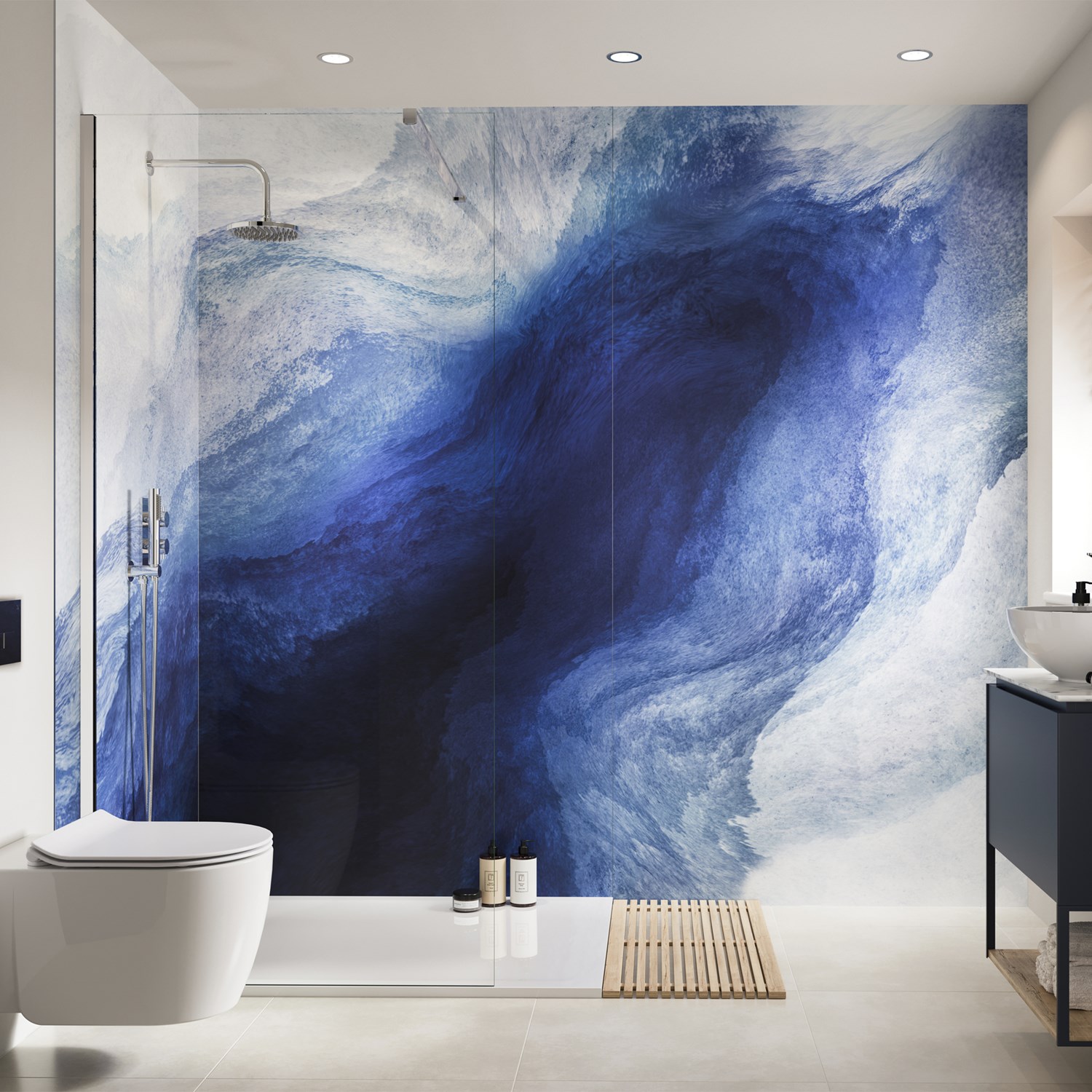 Showerwall Tidal Acrylic Pack Bathroom Wall Panel