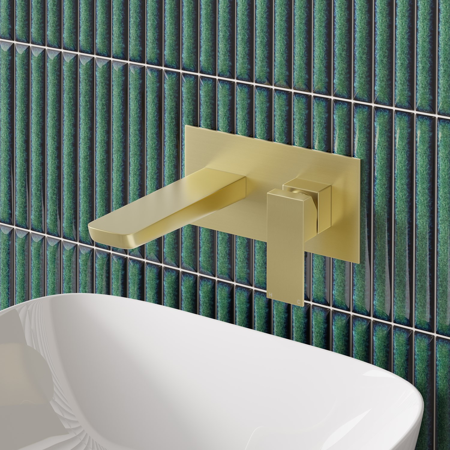 Harbour Status Wall Mounted Basin Mixer Tap